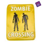 OFF    CARTELLO PERICOLO ZOMBIE 46X35