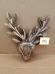 TESTA CERVO LEGNO CM.26