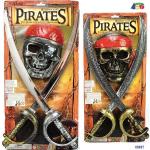 SET 2 SPADE PIRATA CM 54 + MASCHERA 2 ASS