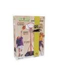 BASKET METALLO C/PEDANA ALTEZZA REG. 150/200 CM 