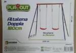 ALTALENA DOPPIA IN METALLO  122 X 209CM H182