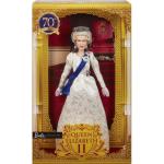 BARBIE 70' ANN.REGINA E.II ORIGINALE PLATINUN2022 JUBILEE N.SERIE