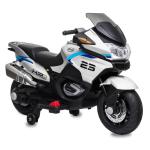 MOTO ELETTRICA 12 V C/LUCI E SUONI BIANCA 