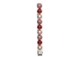 OFF   TUBO 10 SFERE ROSA/GLITTER/ROSSO D.6 