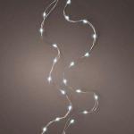 FILO LUCI 40 LED BIANCO FREDDO C/TIMER