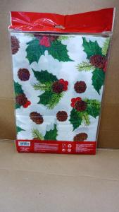 TOVAGLIA NATALIZIA FLANELLATA 180X120 4 ASS 