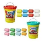 SECCHIELLO PLAYDOH 4 COLORI 2 ASS
