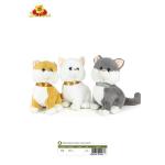 PELUCHE GATTO CM 25 3 ASS 