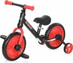 BALANCE BIKE NERO/ROSSO  2IN1 MAX 20KG 