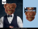 MASCHERA ORSO KILLER PLASTICA/PELUCHE