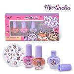 MARTILENIA MINI MANICURE 3 SMALTI + STICKERS 