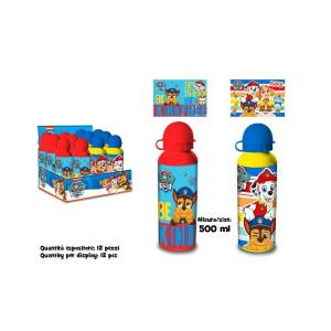 Home - accessori scuola/cancelleria - SCOLASTICA - BORRACCIA ALLUMINIO PAW  PATROL 2 COL - 063/N04090 - CORIEX 