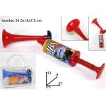 TROMBA STADIO  A POMPA C/BORSA 2 COL 