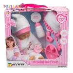 BEBE'' CM 40  CON ACCESSORI MORBIDINO MIO 