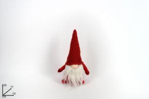 GNOMO NATALE CM 25 C/CAPPELLO ROSSO 