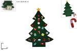 ALBERO FELTRO CM 75 C/DECORAZ. 