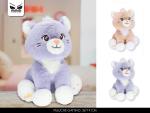 GATTINO PELUCHE CM 38 2 COLORI