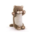 PELUCHE GATTO BEIGE H.35  