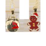 COLLANA 2 PZ XMAS OMINO 