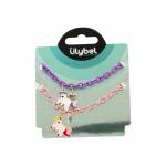 LILYBEL MARTINELIA SET 2  BRACCIALI CHARMS BFF