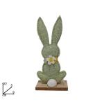 CONIGLIO CM 22 C/BASE LEGNO 3 COL 