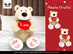 PELUCHE ORSO CUORE 2 ASS CM 55