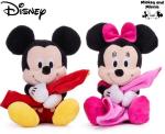 PELUCHE TOPOLINO/MINNIE CM 22 C/COPERTINA 