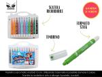 VALIGETTA 12 PASTELLI A CERA C/TIMBRO ALLUNG.