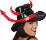 OFF  CAPPELLO DIAVOLO NERO SIMILPELLE