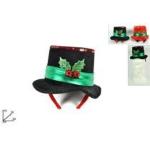 CAPPELLO/CERCHIETTO NATALIZIO C/CAMPANELLINI 2 ASS 