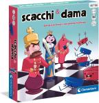 PROMO  DAMA E SCACCHI C/ISTRUZIONI PEDINE ILLUSTRATE 