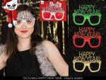 OCCHIALI HAPPY NEW YEAR 4 COL -UNO-