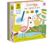 FROTTAGE CON I PASTELLI A CERA 