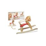 CAVALLO A DONDOLO LEGNO C/PROTEZIONE 