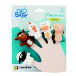 GIO BABY 5 MARIONETTE DA DITA 2 ASS -UNO-