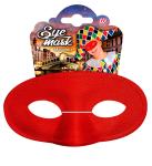 MASCHERA DOMINO ROSSO 
