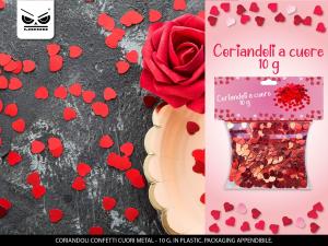 BUSTA CORIANDOLI CUORE 