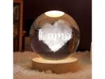 LAMPADA SFERA TI AMO 
