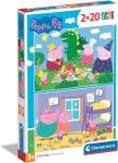 PUZZLE DA 2X20 PEPPA PIG 