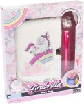 GIRABRILLA DIARIO UNICORNO C/PENNA MAGICA 