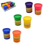 VASETTO PLASTILINA 100GR 6 COL -UNO-