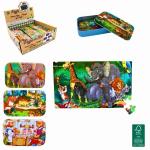 SCATOLA LATTA MINI PUZZLE 60 PZ 3 ASS -UNO-