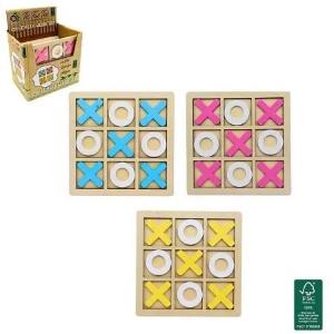 GIOCO TRIS LEGNO 3 COL -UNO-