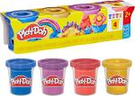 PLAYDOH 4 VASETTI C/BRILLANTINI 