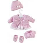 VESTITINO ROSA C/CAPPELLINO E GIACCHETTA CM 42