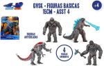 GODZILLA VS KONG BASE  4ASS CM 15