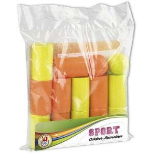 GIOCO 12 BARATTOLI NUMERATI SPORT C/PALLINE