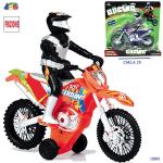 MOTO CROSS A FRIZIONE C/PILOTA 2 COL -UNO- 