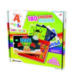 180 CHIODINI MEDI 12 SCHEDE C/VASCHETTA