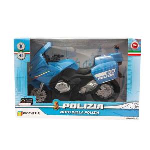 MOTO POLIZIA   LUCI/SUONI A FRIZIONE ORIGINALE